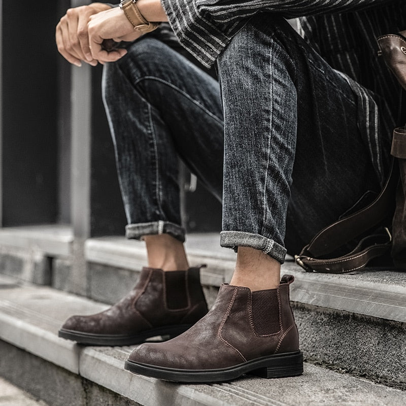 Men's Chelsea Leather Boots