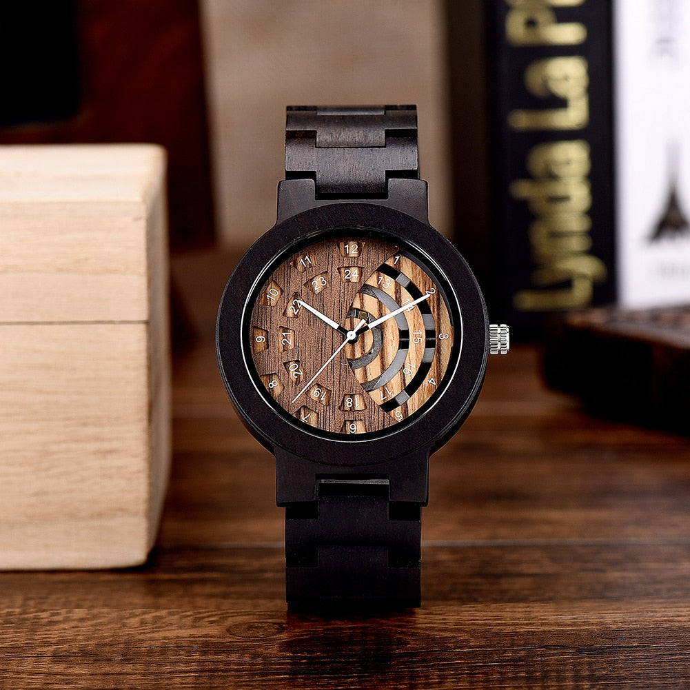 Wooden Men Chronograph Watch