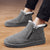 Men's Suede Leather Furry Ankle Boots