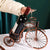 Creative Metal Tricycle Wine Rack: European Retro Style – Bike Rack Display for Red Wine, Kitchen & Bar Décor