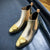 Men's Gold Chelsea Boots