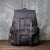 Genuine Leather Travel Vintage Backpack