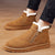 Men's Suede Leather Furry Ankle Boots